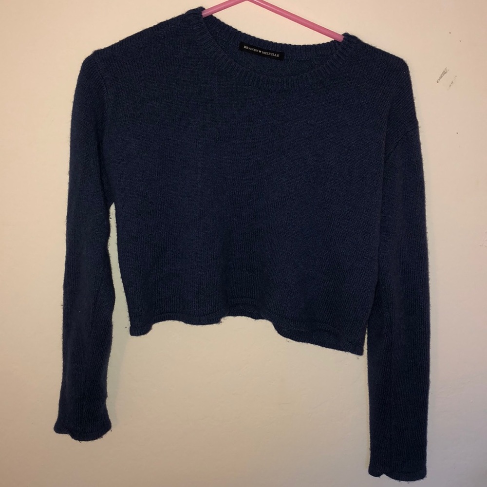 brandy melville blue sweater
